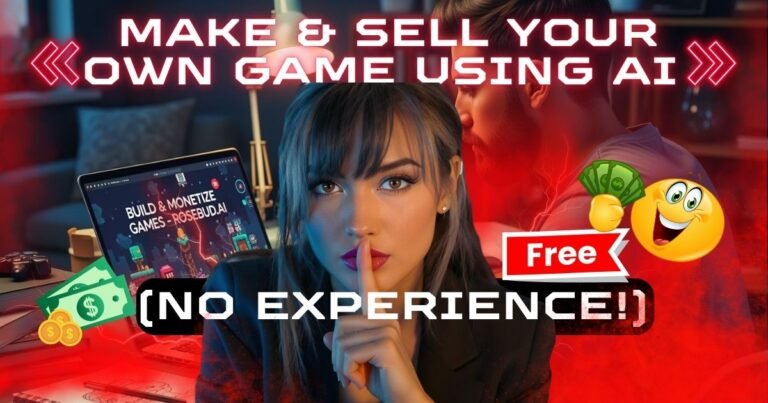 Make & Sell Your Own Game Using AI